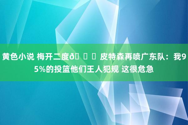 黄色小说 梅开二度😅皮特森再喷广东队：我95%的投篮他们王人犯规 这很危急