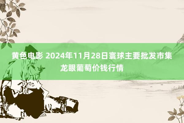 黄色电影 2024年11月28日寰球主要批发市集龙眼葡萄价钱行情